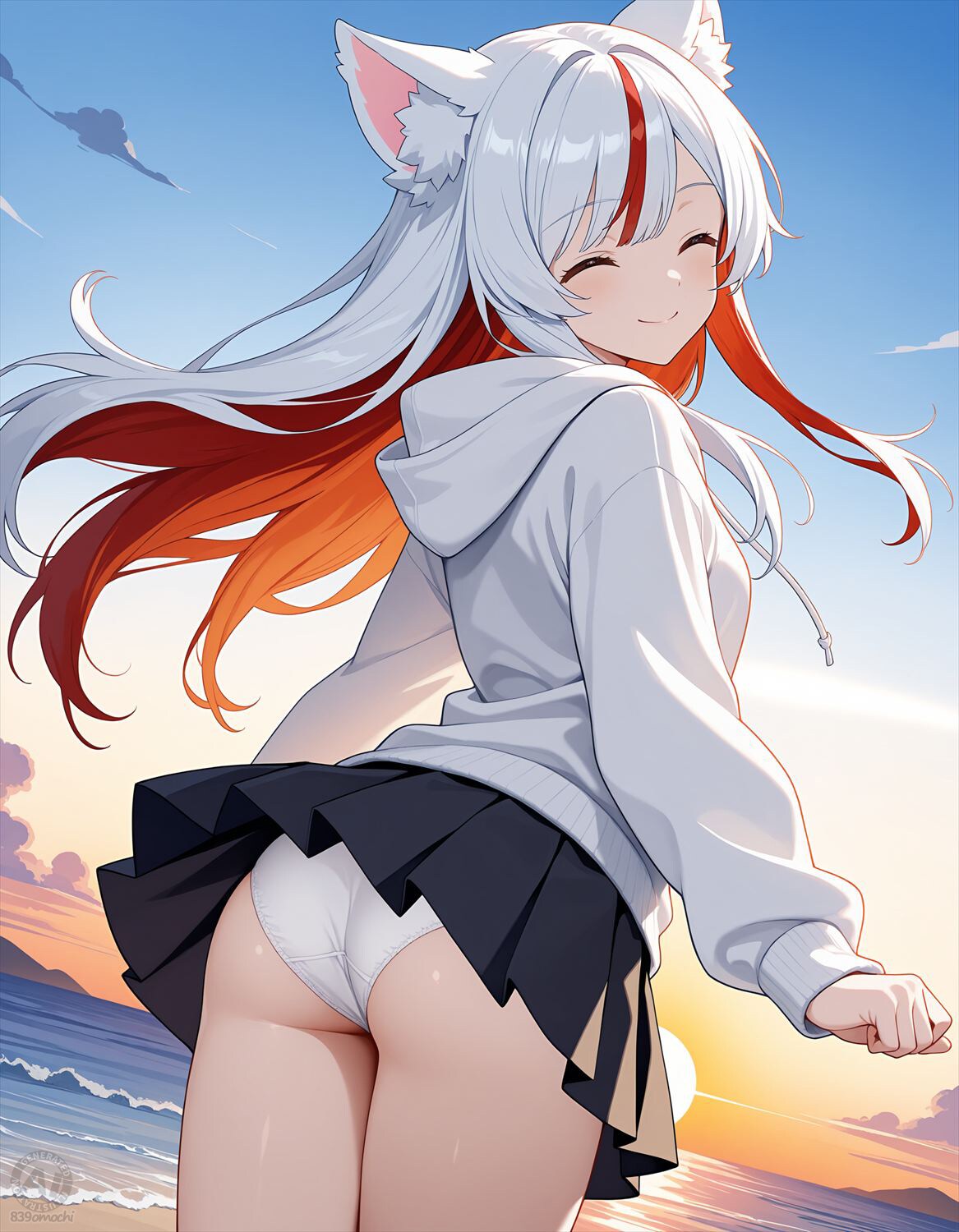 フェルンと海まで。