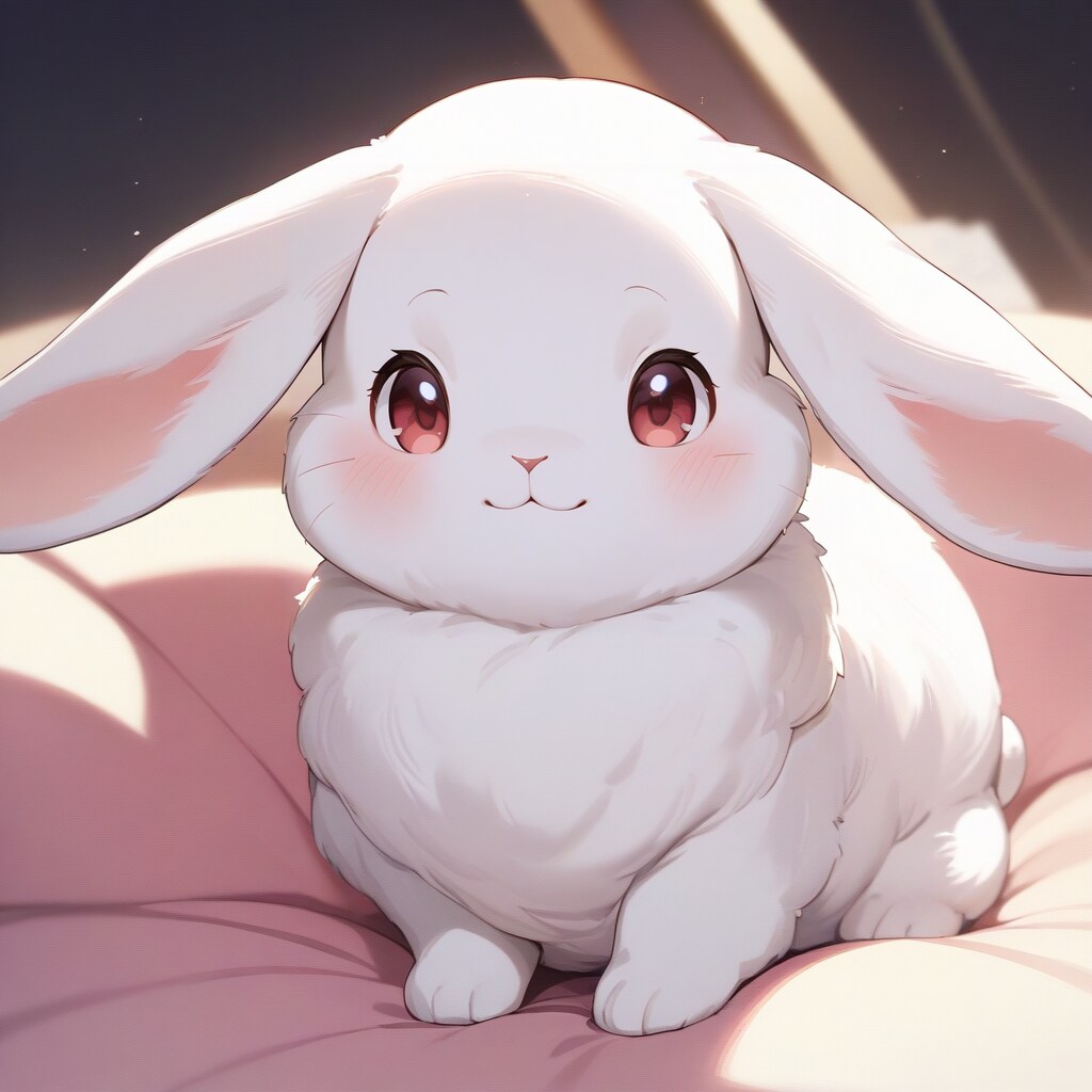 たれ耳白兎