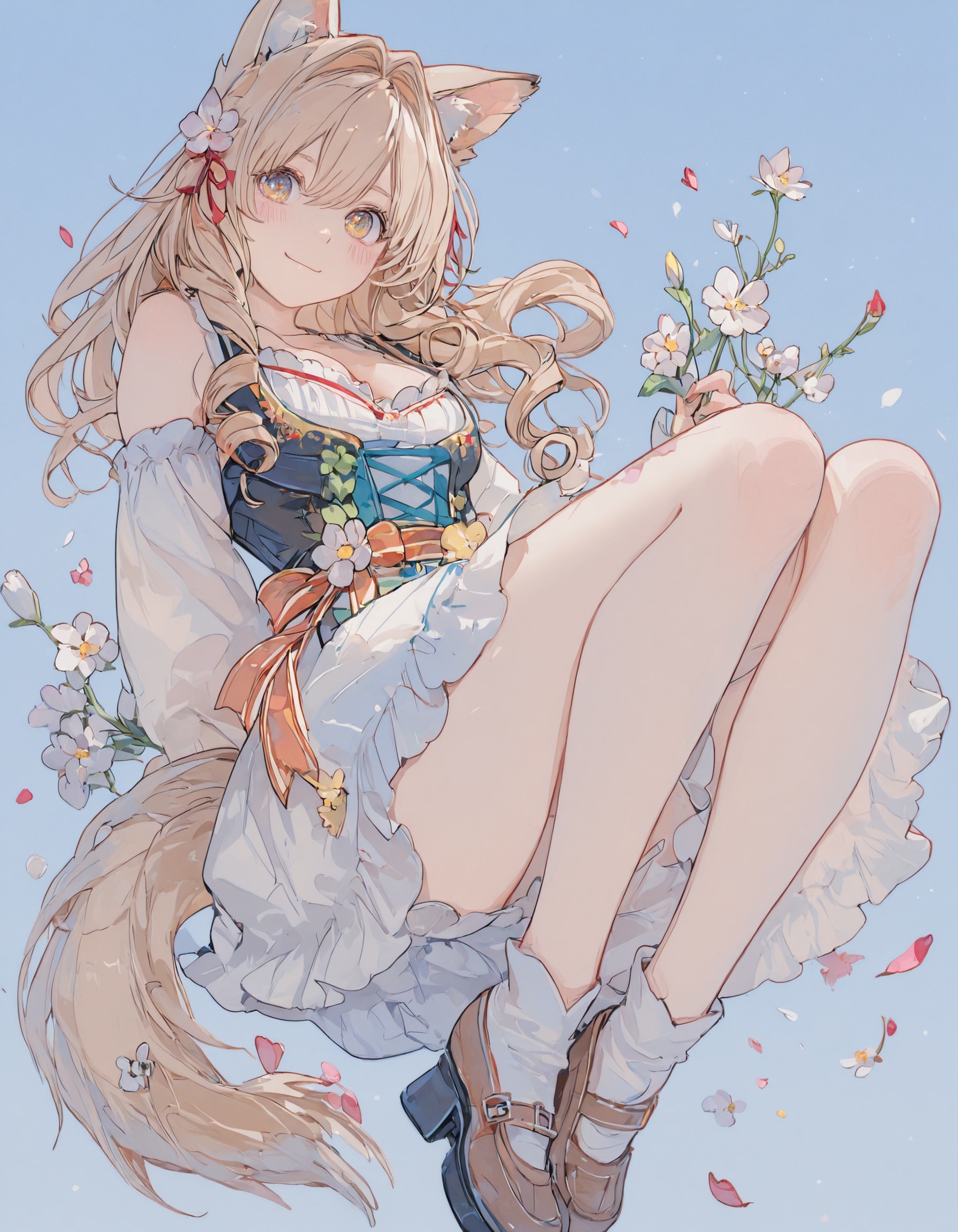 けもみみ娘 | の人気AIイラスト・グラビア