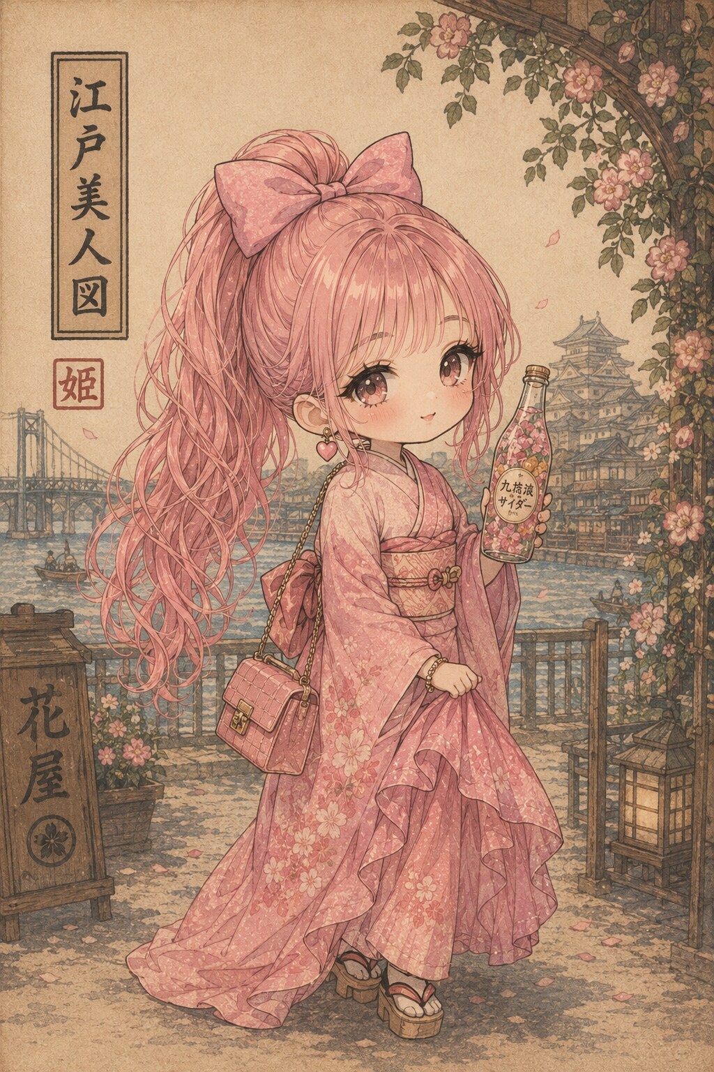江戸美人図。