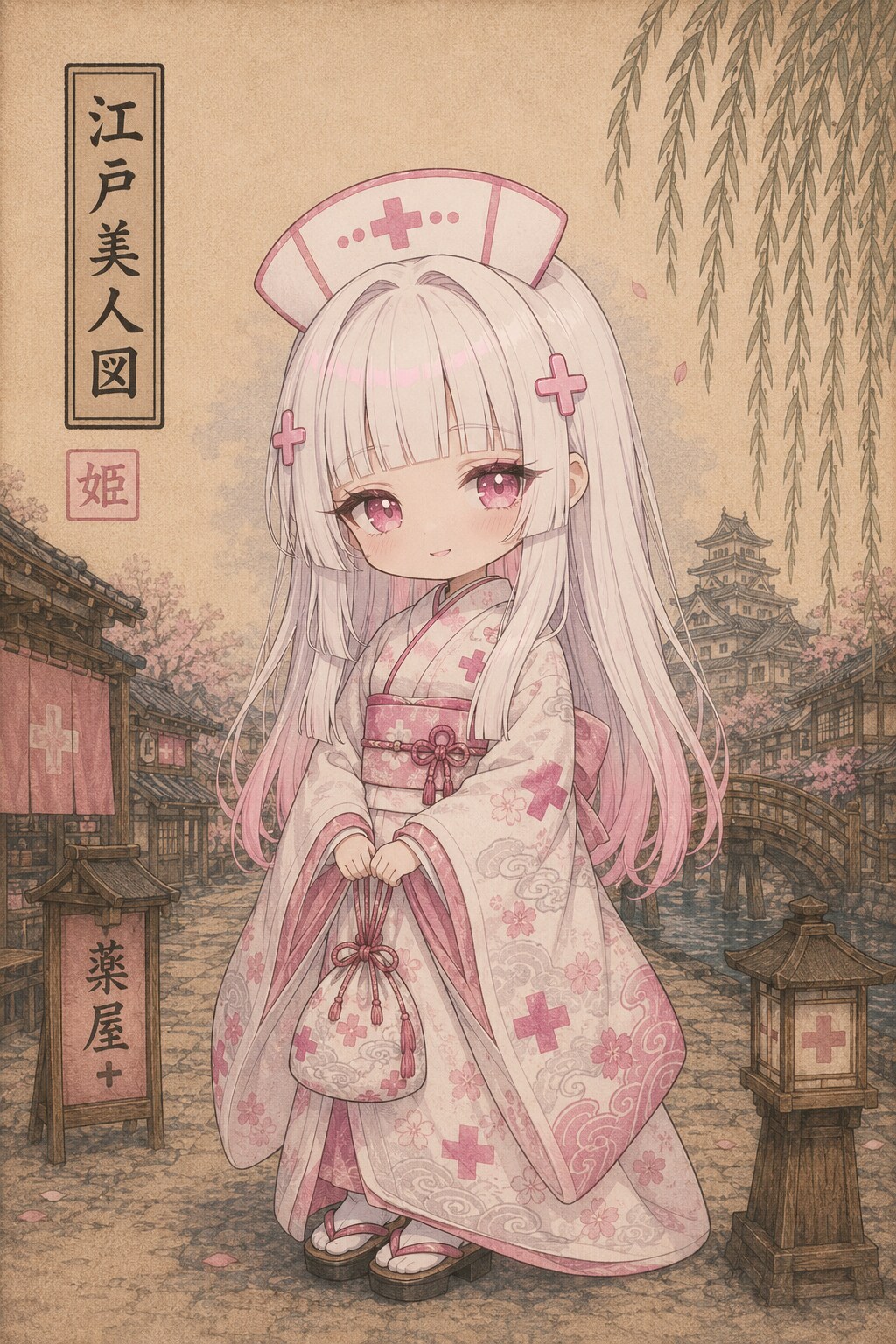 江戸美人図。