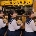 ラーメン屋さんに通う女の子 3枚目