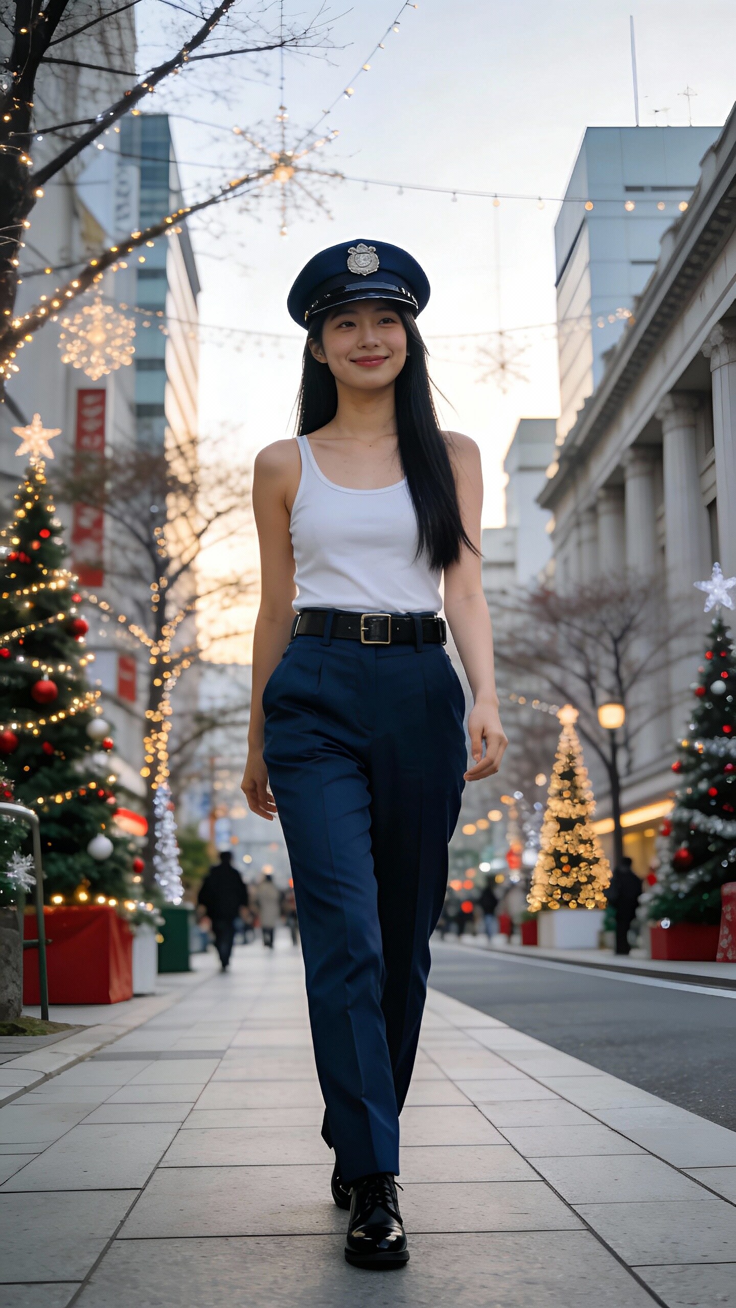 かっこかわいい婦警姫神英梨菜の日本橋パトロール　クリスマスエディション