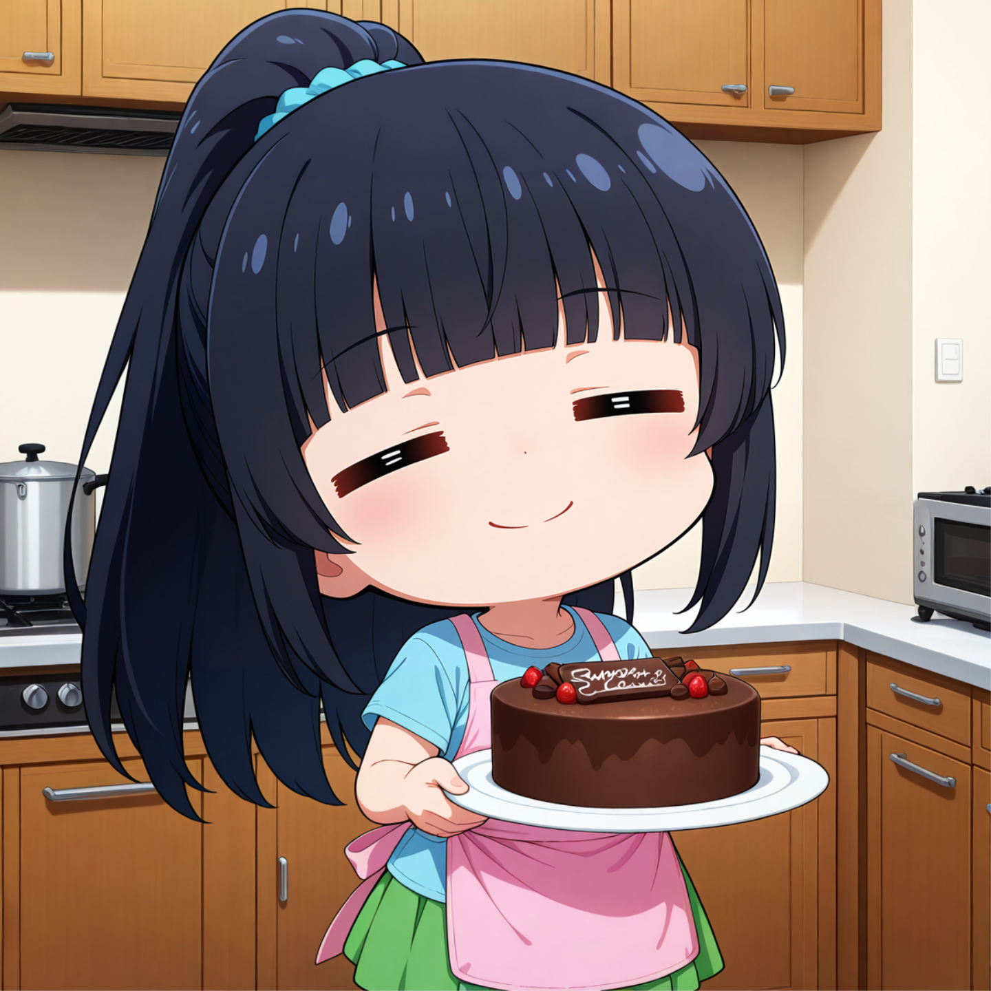 チョコケーキですよー | の人気AIイラスト・グラビア