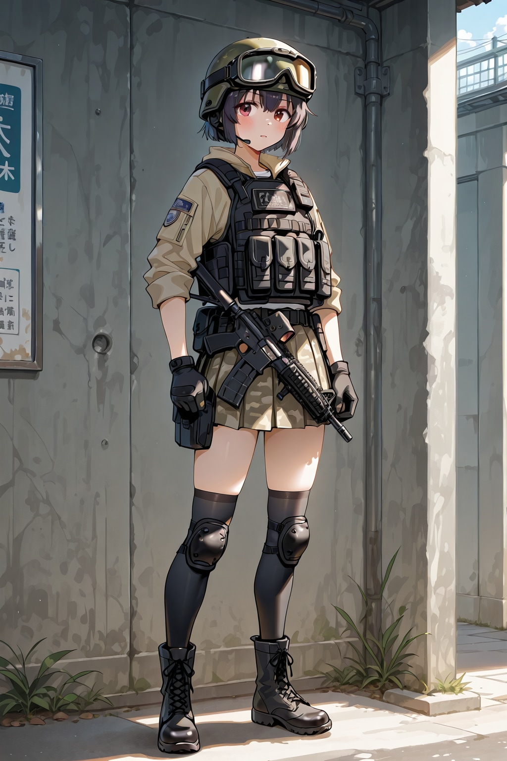 武装したJK