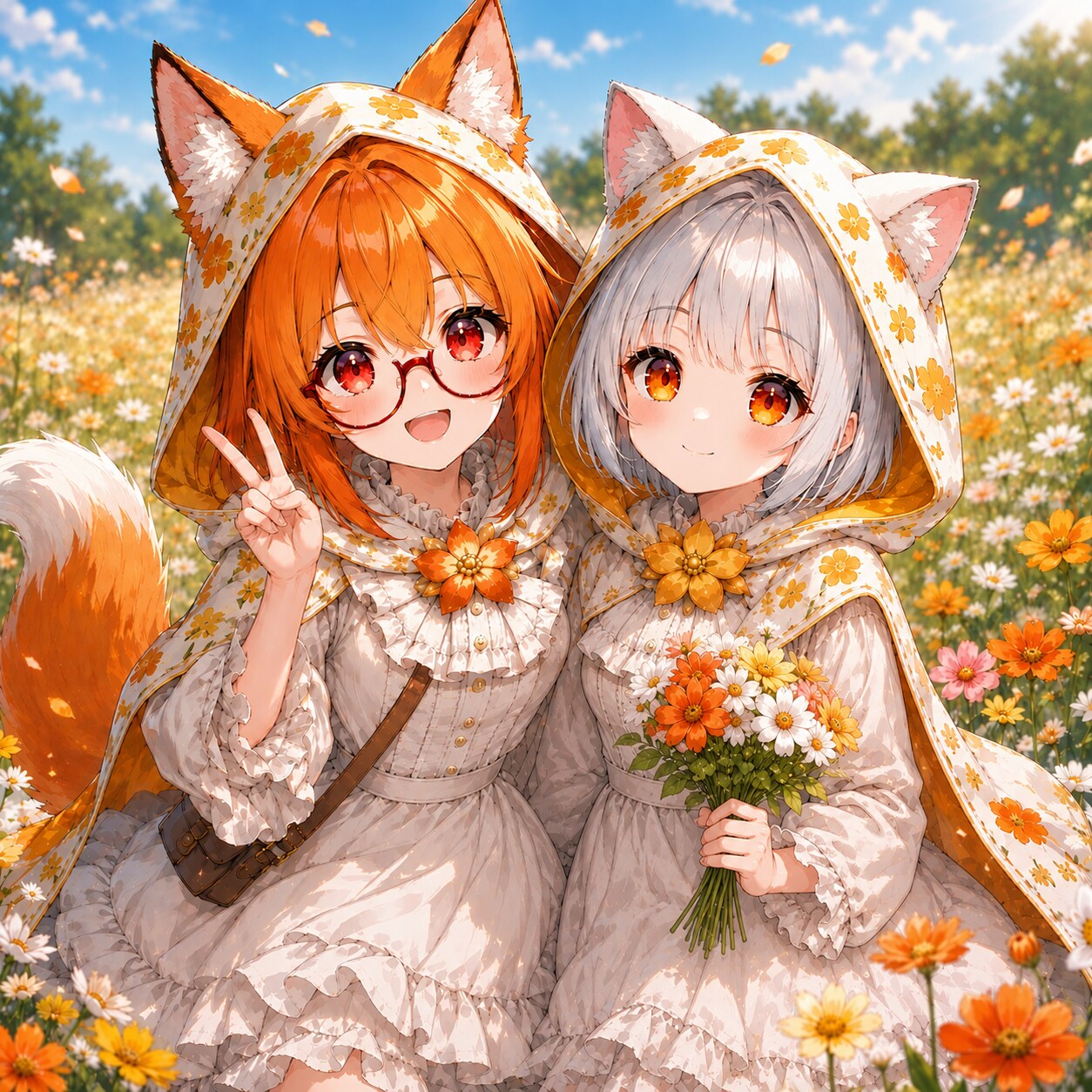 あやかちゃんとオソロコーデ