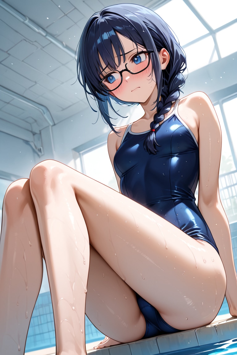 青きスク水とふくらはぎ