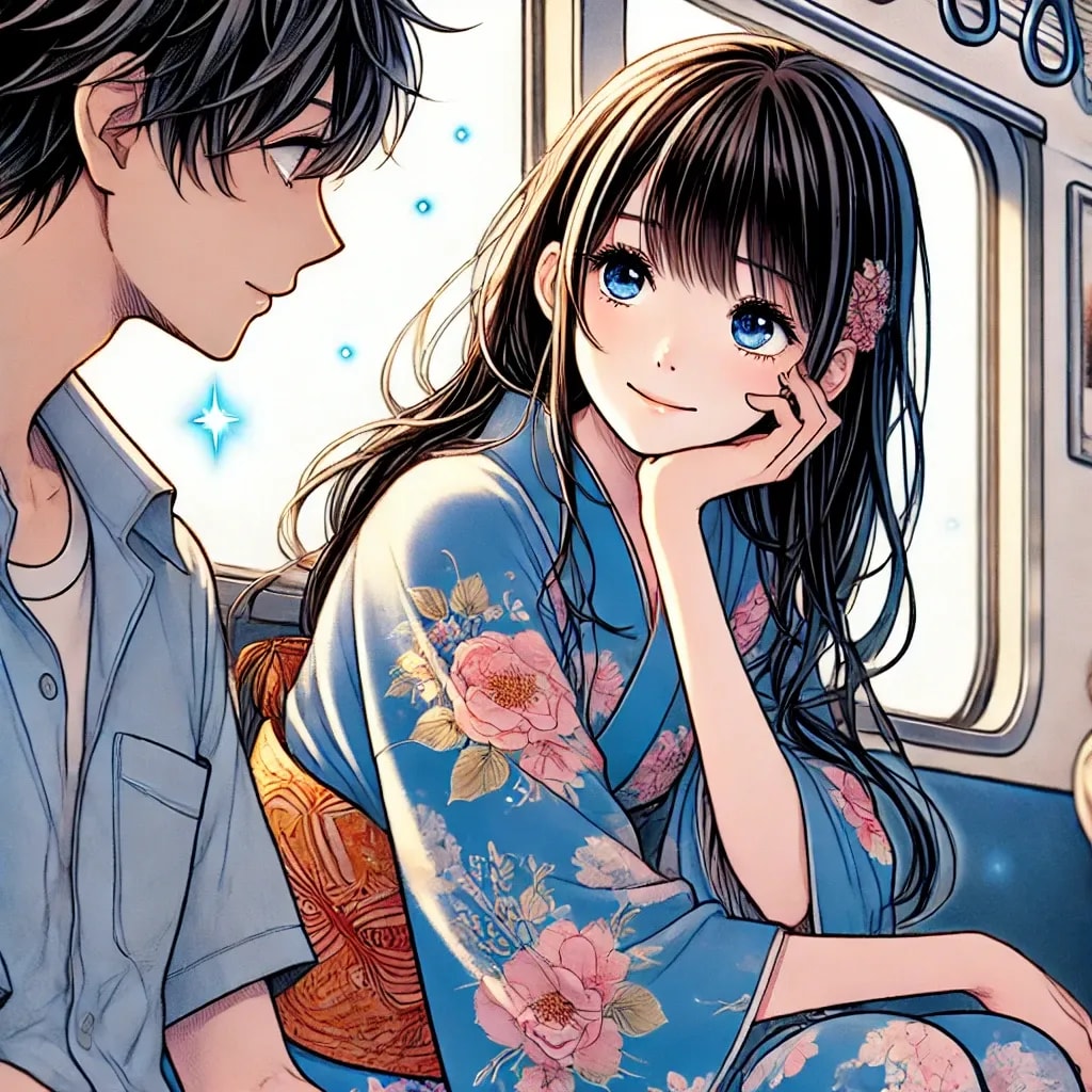 電車内の恋模様