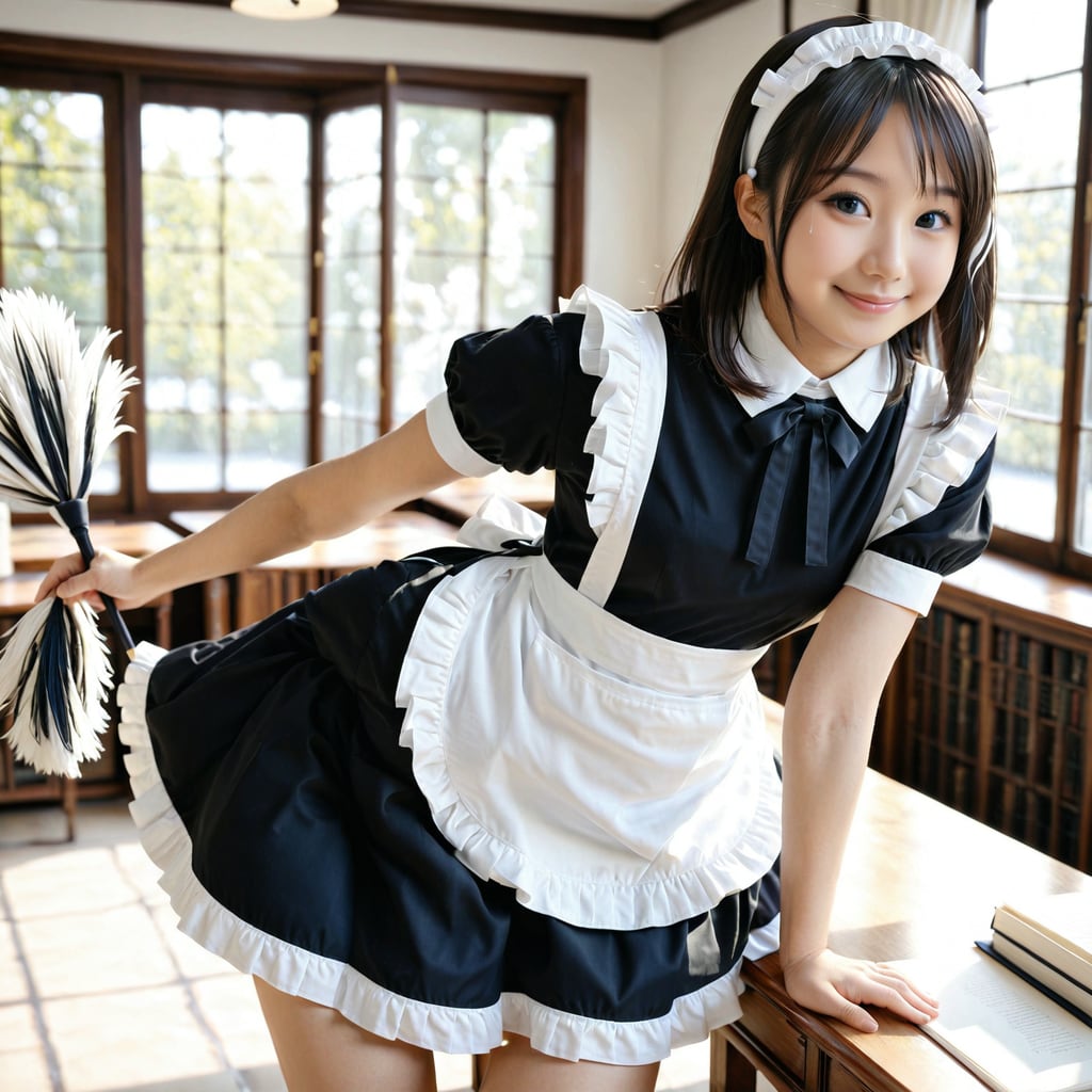 今日はメイドさんです