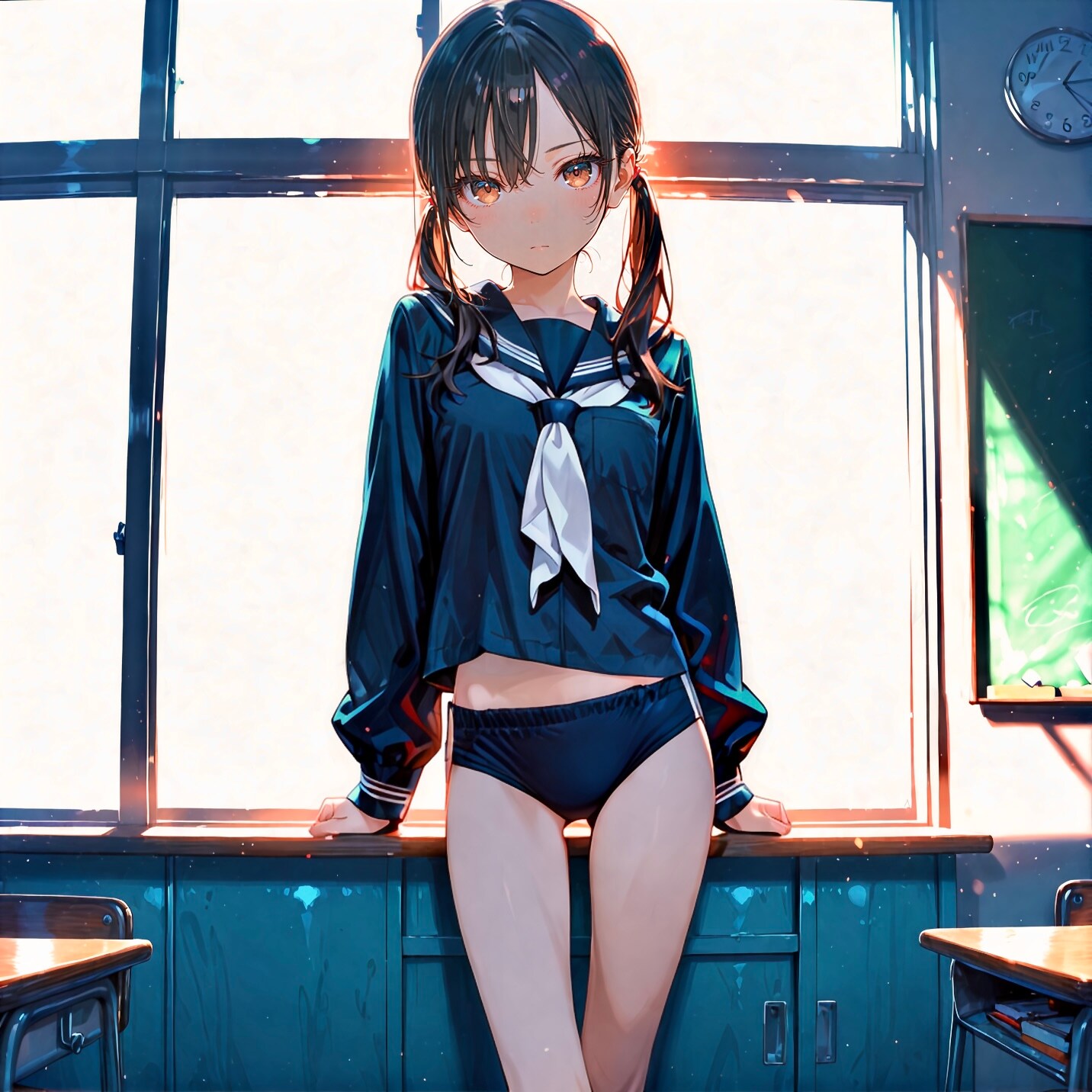 セーラー服+ブルマ