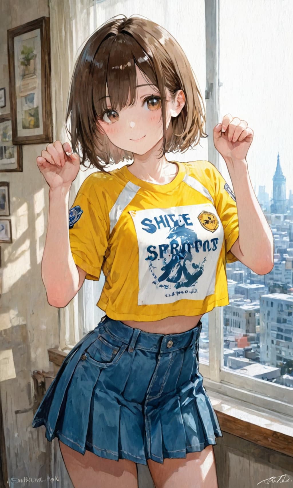 キャットポーズな子