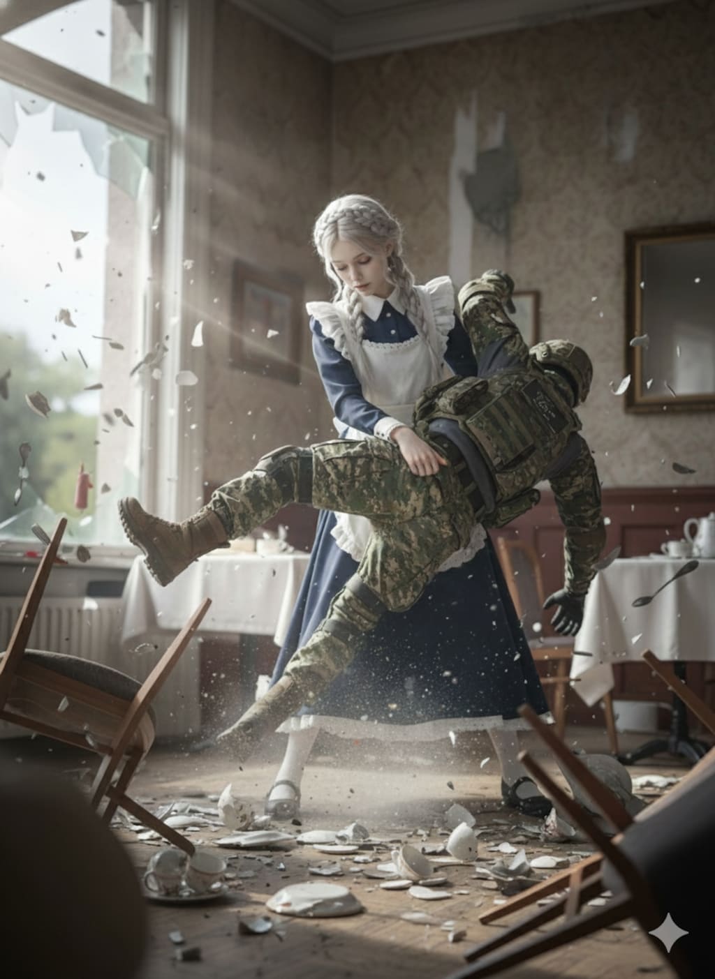 グリーンベレーなんて朝飯前ですわ。