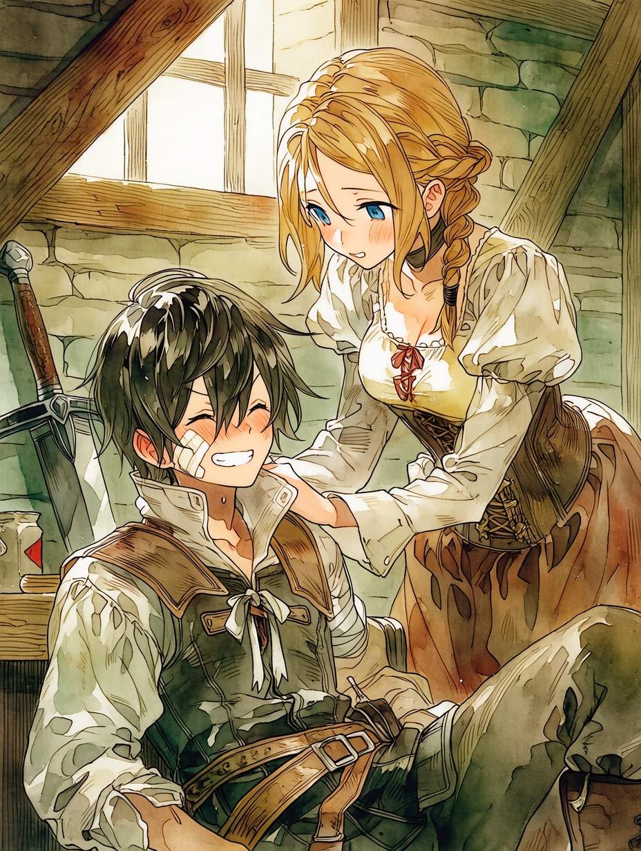 騎士と村娘73 | の人気AIイラスト・グラビア