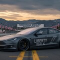 リバティーウォークテスラのドリ車 2枚目
