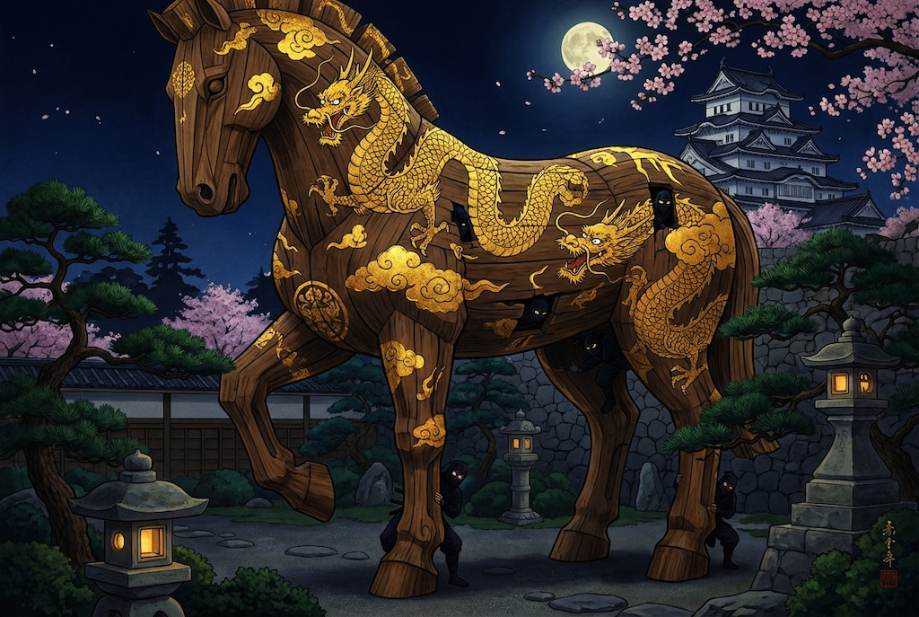 和風トロイの木馬