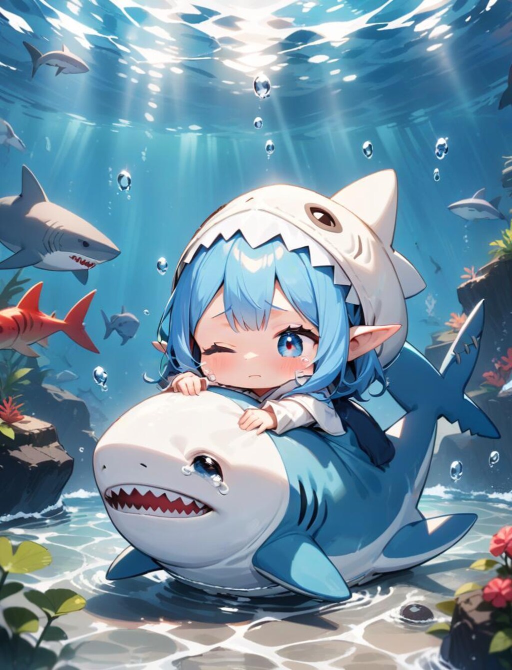 着たくないみたい