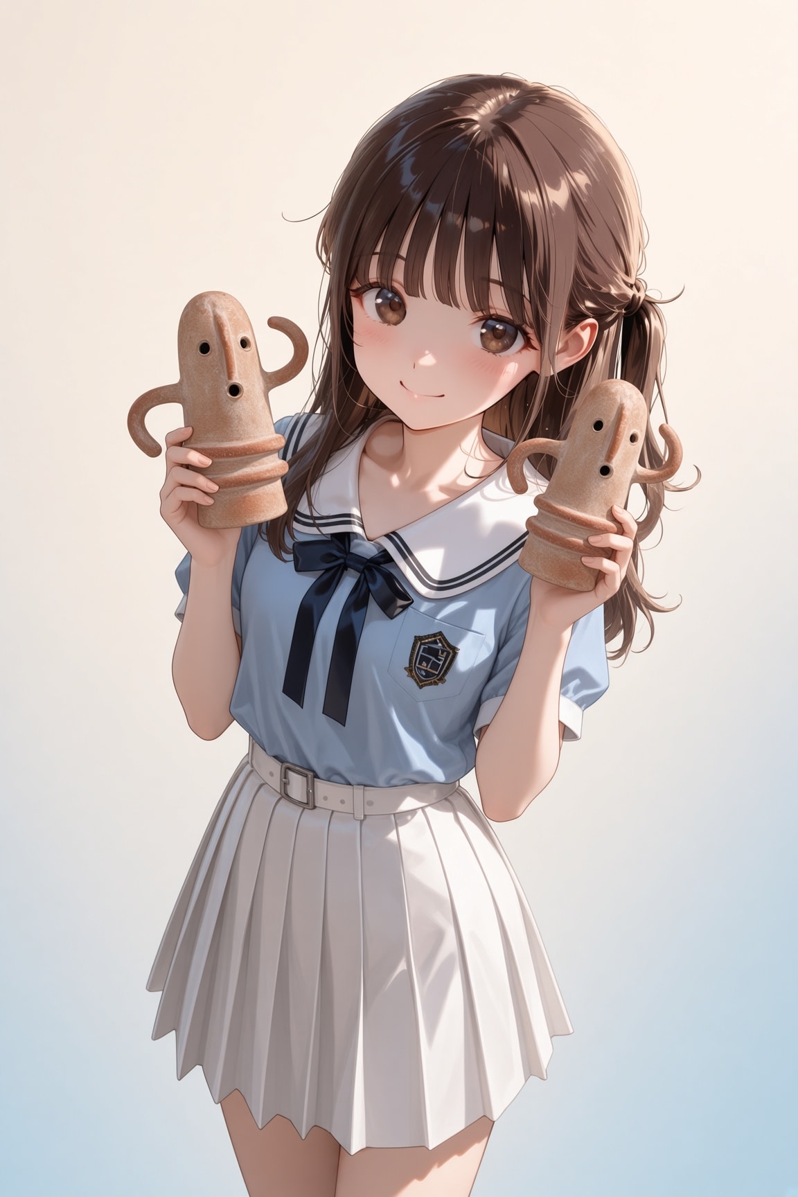 8/28　おはにわ〜♪┌|∵|┘ | の人気AIイラスト・グラビア