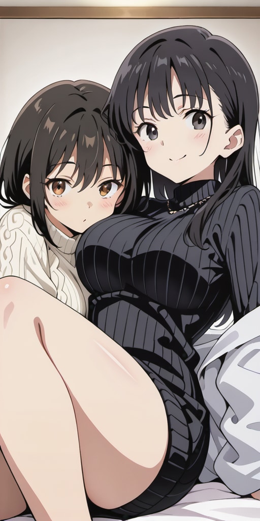 2人の少女 | の人気AIイラスト・グラビア