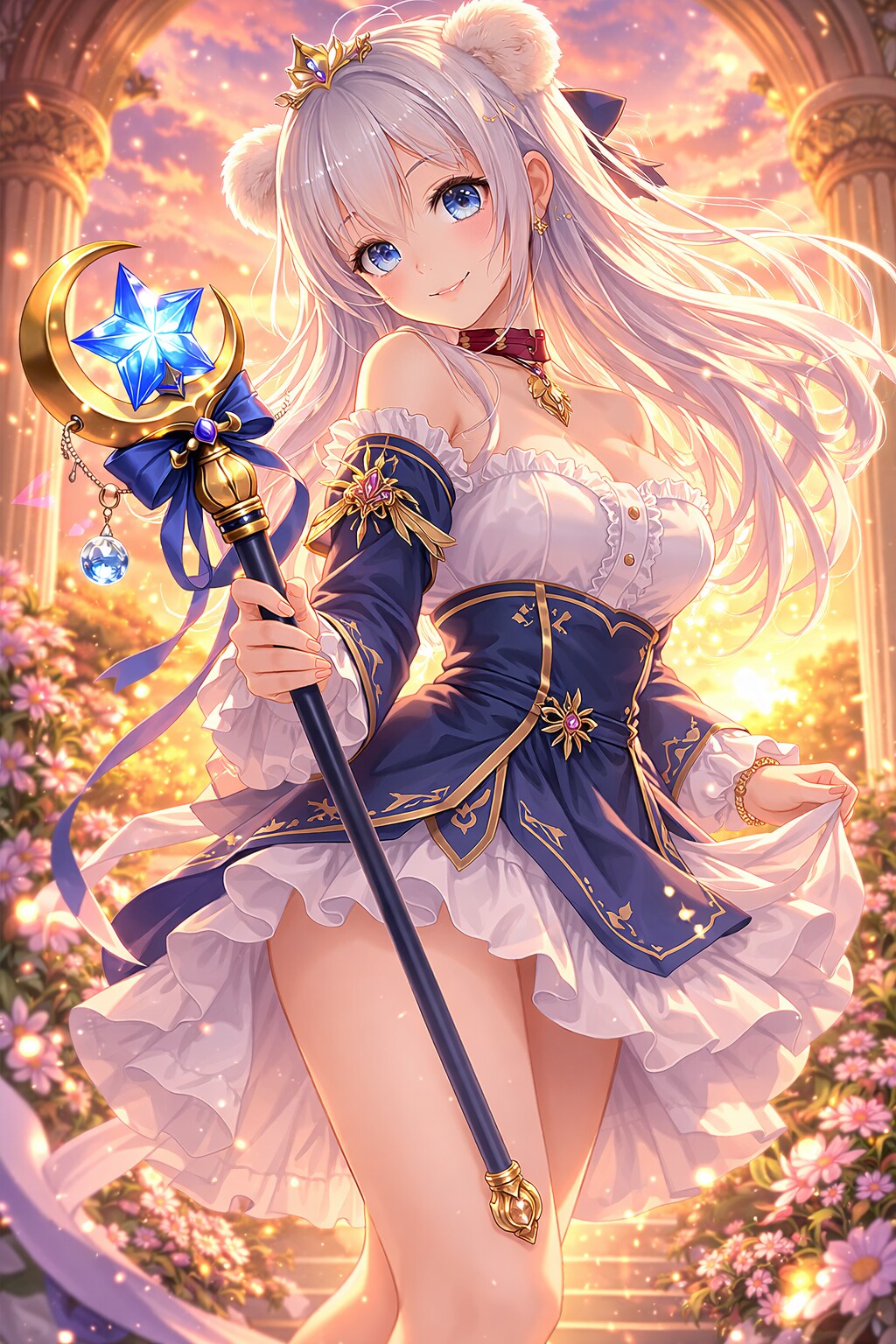 星の魔法を紡ぐホタテちゃん | の人気AIイラスト・グラビア