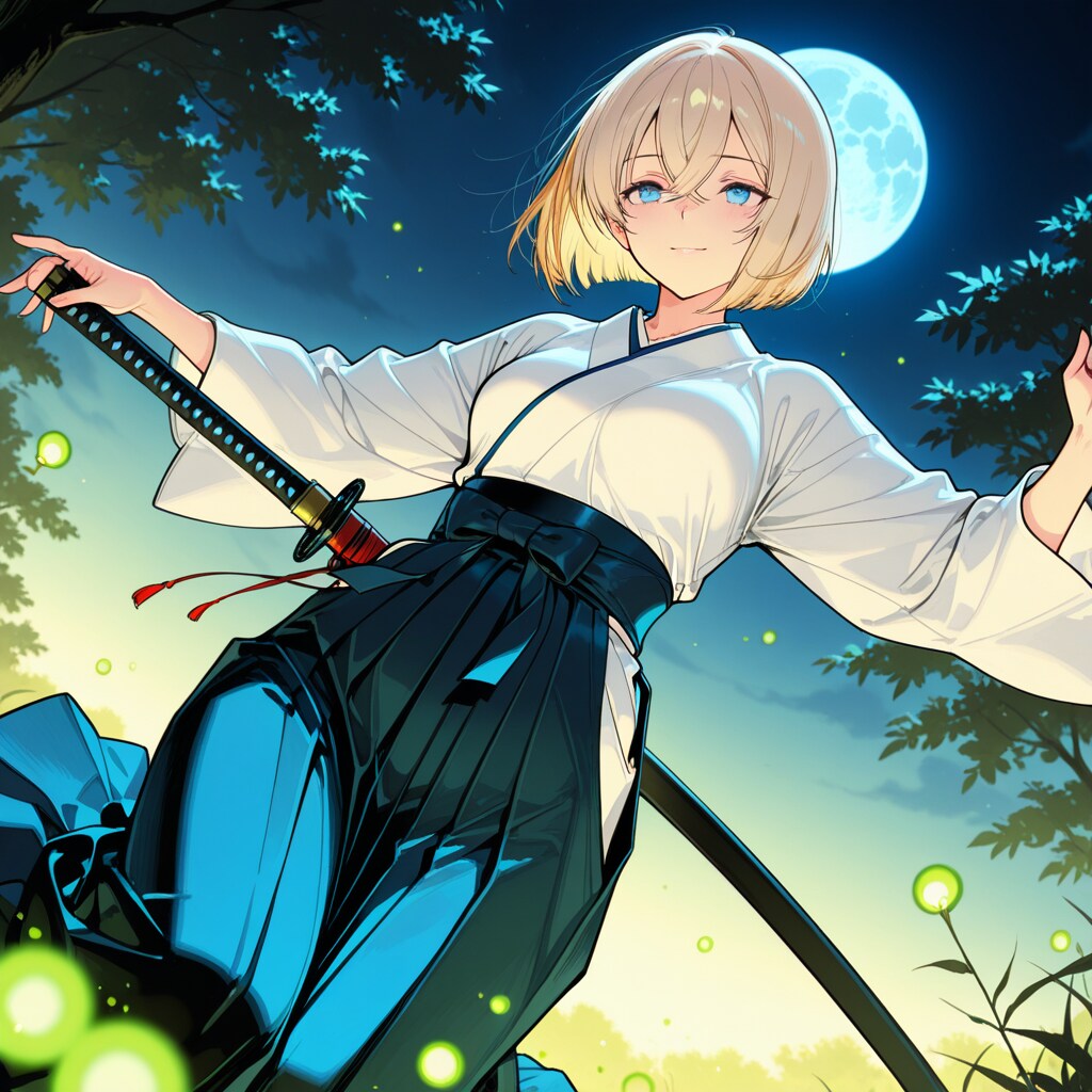 月夜にのみ現れる伝説の戦士