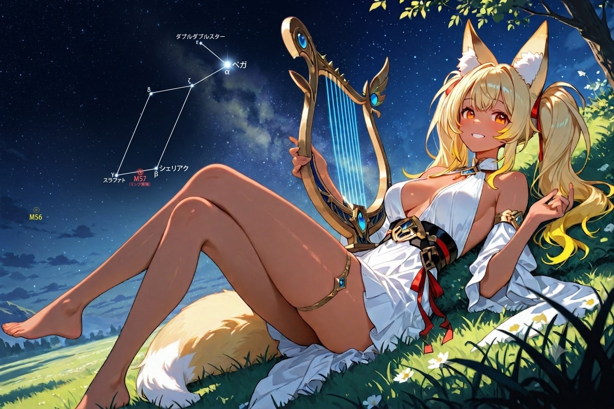 夏の星座：こと座 Lyra（再）