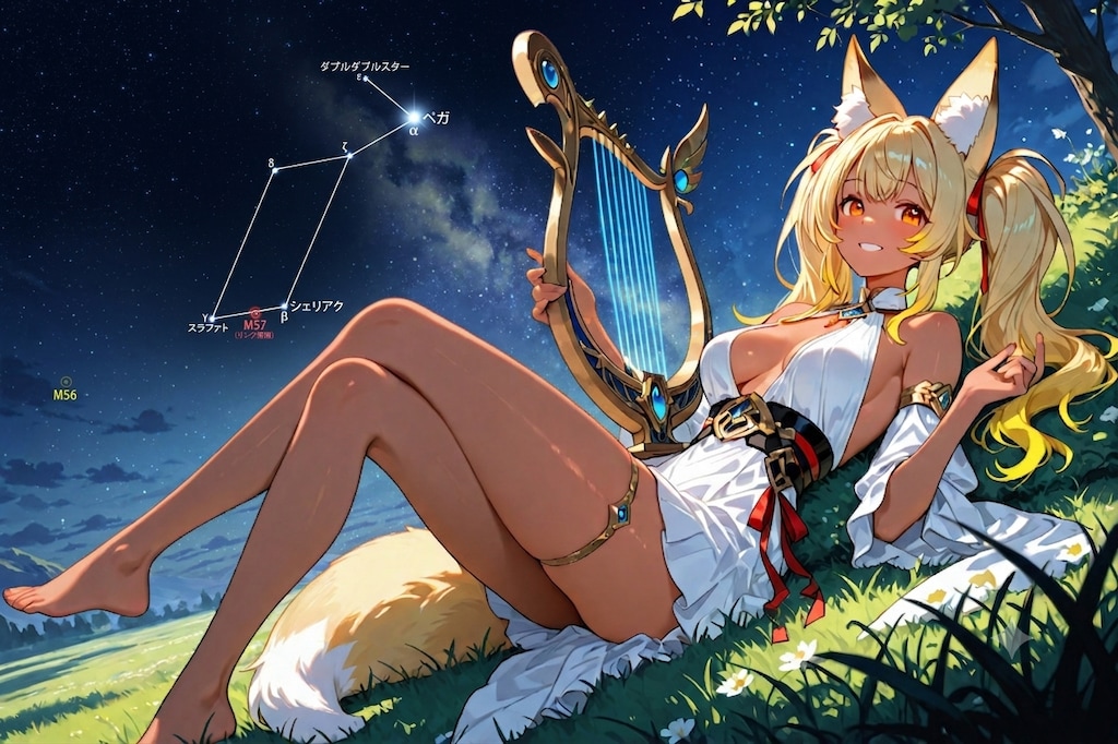 夏の星座：こと座 Lyra（再）