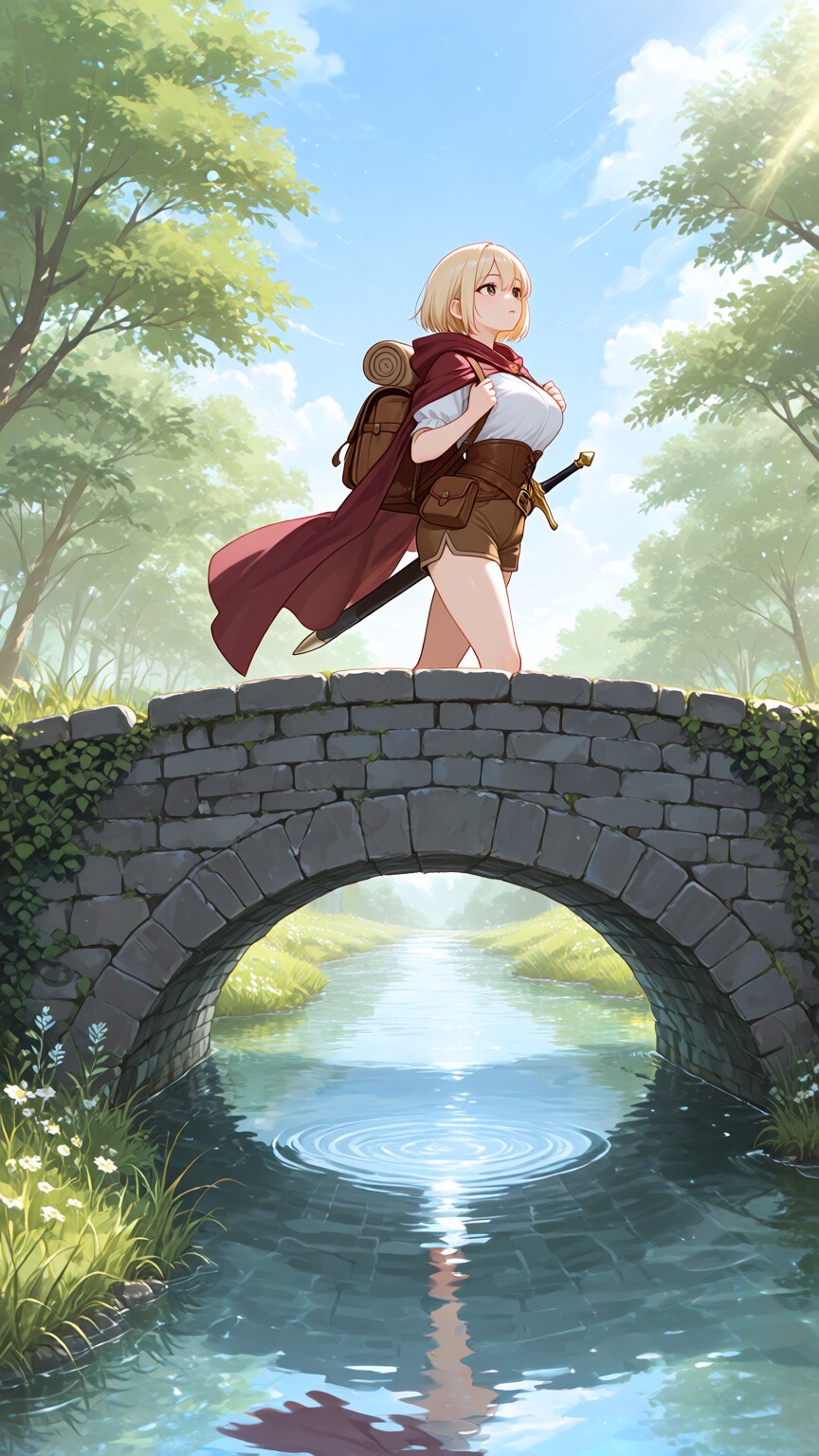 森のアーチ橋