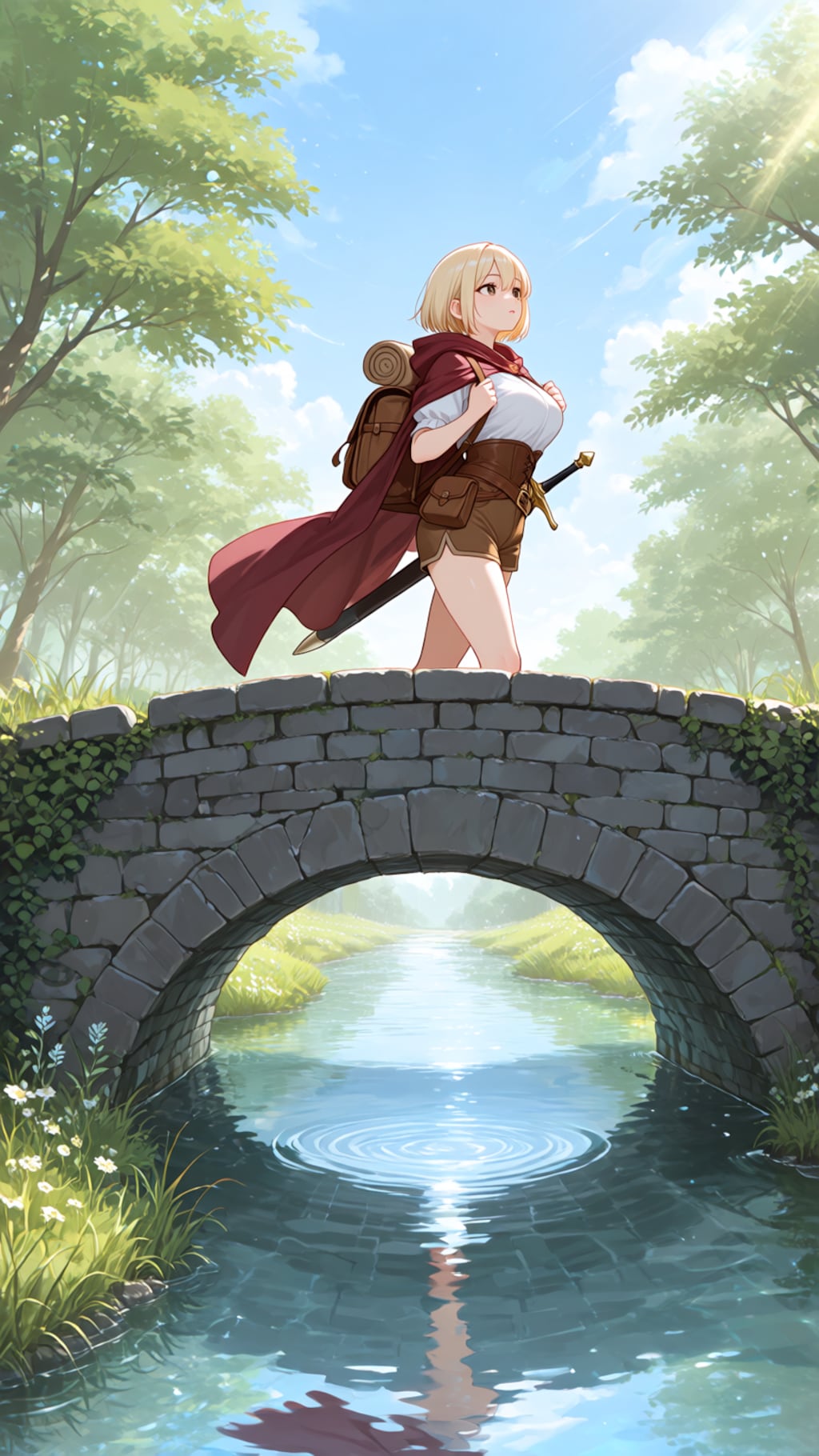 森のアーチ橋