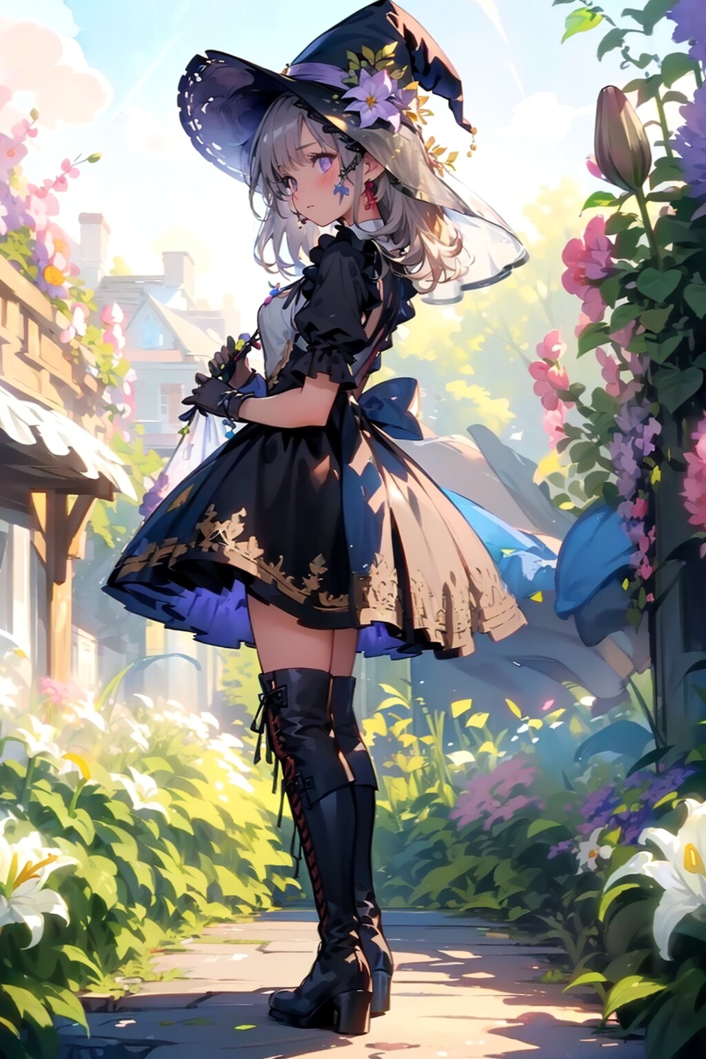 百合園の美少女　ーベースプロンプトは【✘もか✘ 様】のをお借りしました－ | の人気AIイラスト・グラビア