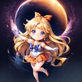 ちびキャラ化に挑戦シリーズ#05：セーラーヴィーナスのかわいらしい新たな魅力 2枚目