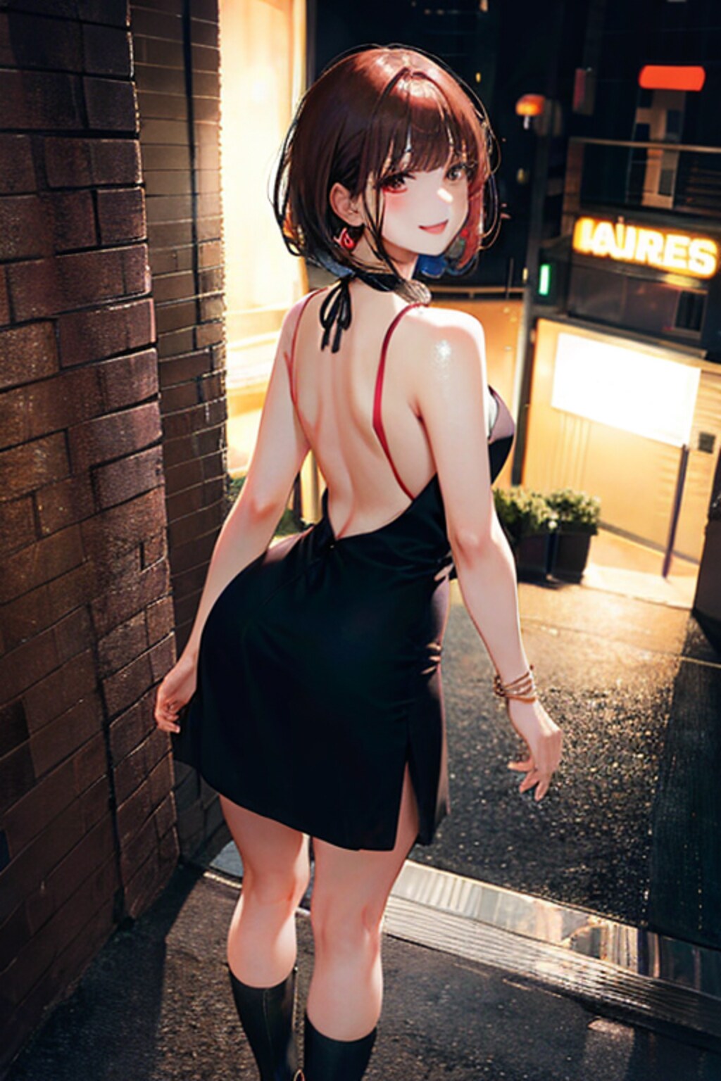 Backless Dress 12