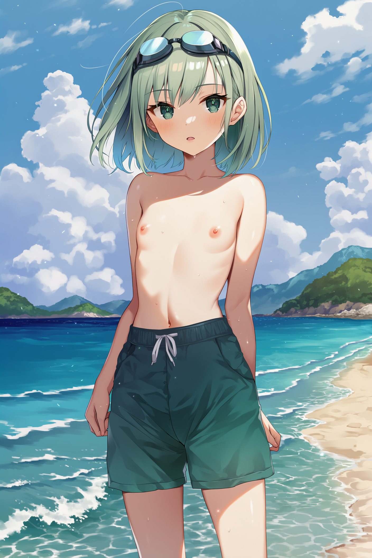 男水着チャレンジ