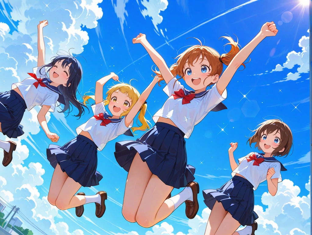 キラキラなジャンプ