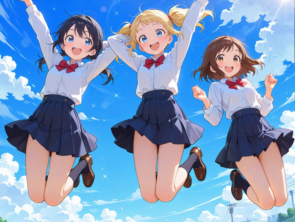 キラキラなジャンプ