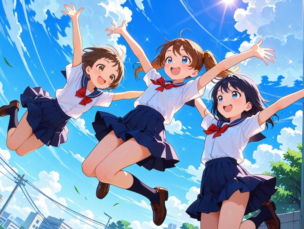 キラキラなジャンプ