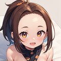 茶髪ポニテ娘がいろいろポロリ 2枚目