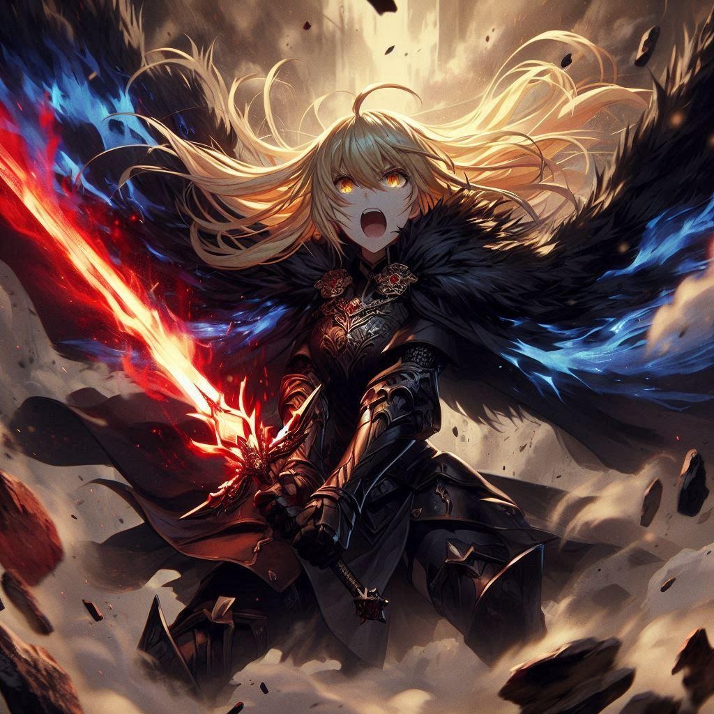 ブロンドの女騎士さん745