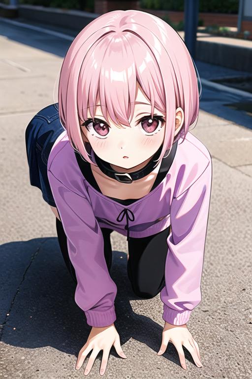 四つん這いにさせてみた２