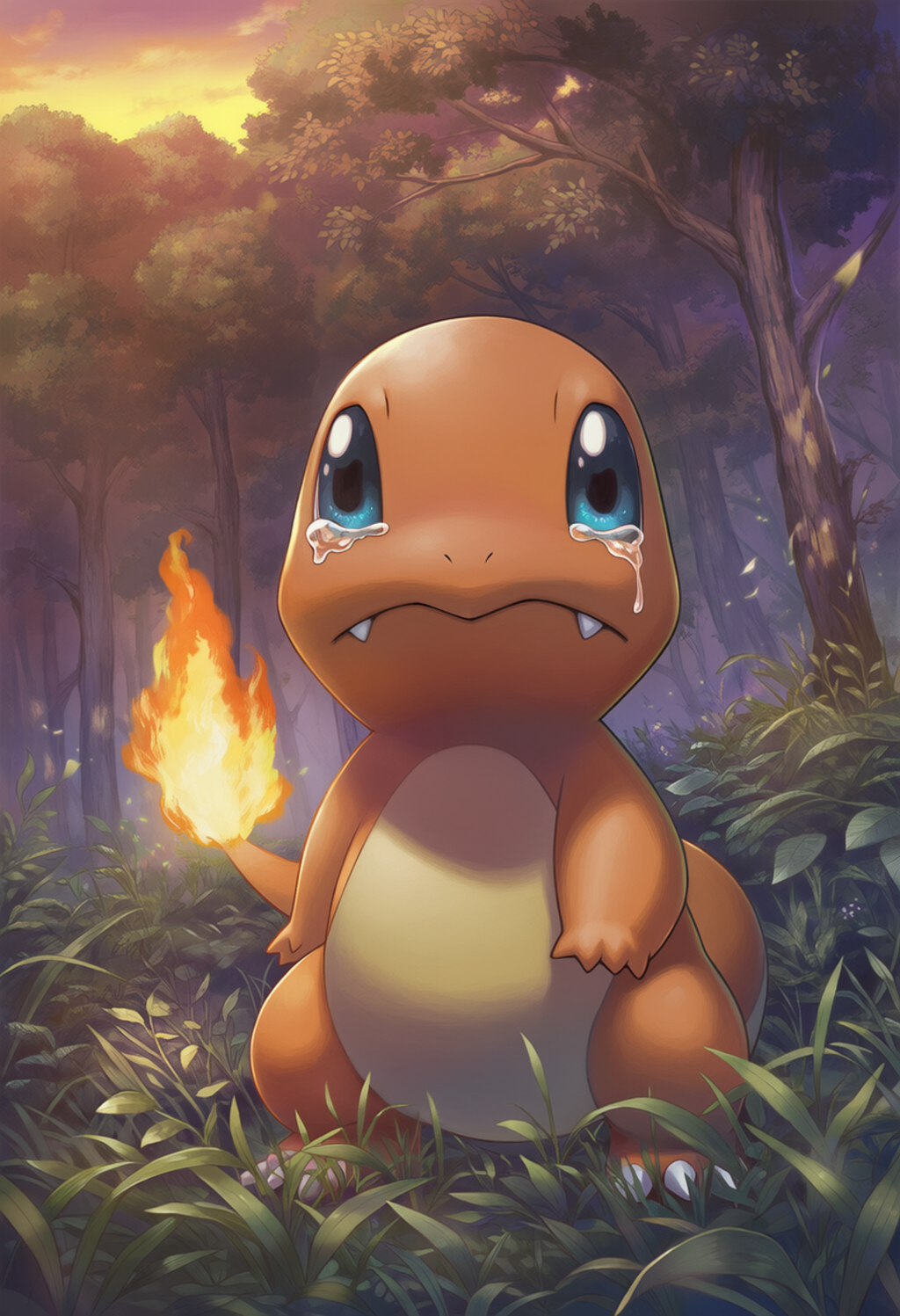 森に迷ったヒトカゲ