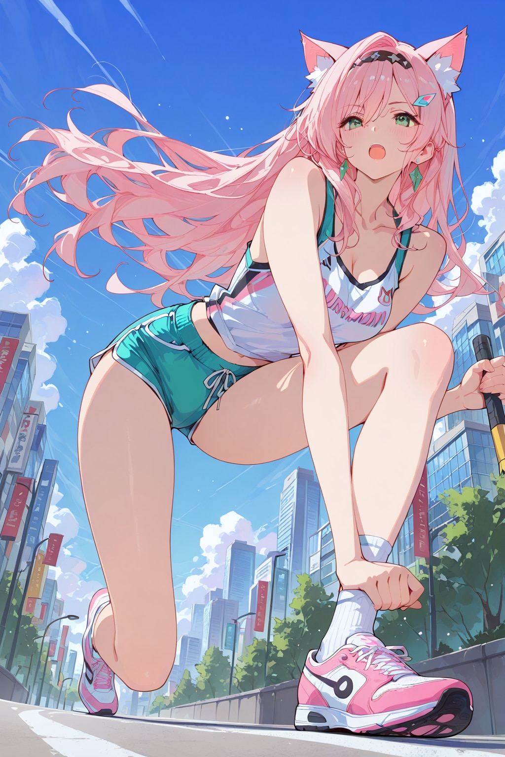 あたしだって走れるんだからね🐱💦