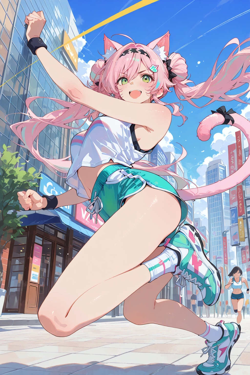 あたしだって走れるんだからね🐱💦