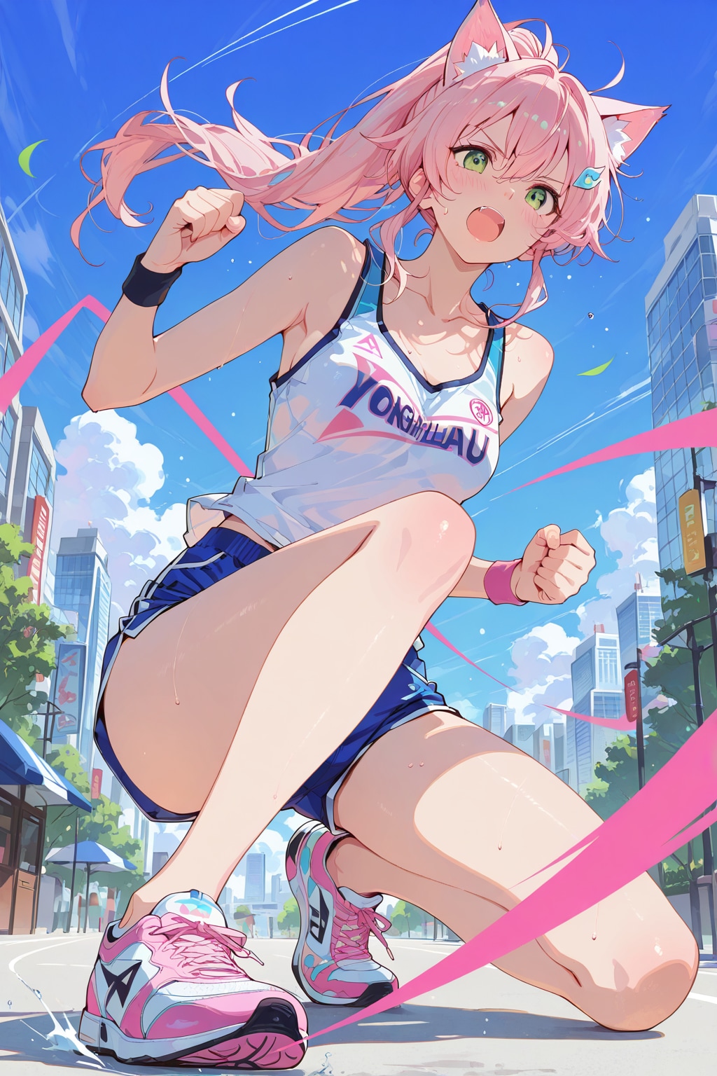 あたしだって走れるんだからね🐱💦