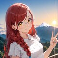 御来光　縦画像 2枚目