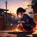 盆の迎え火の日だよ 2枚目