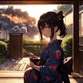 盆の迎え火の日だよ 4枚目