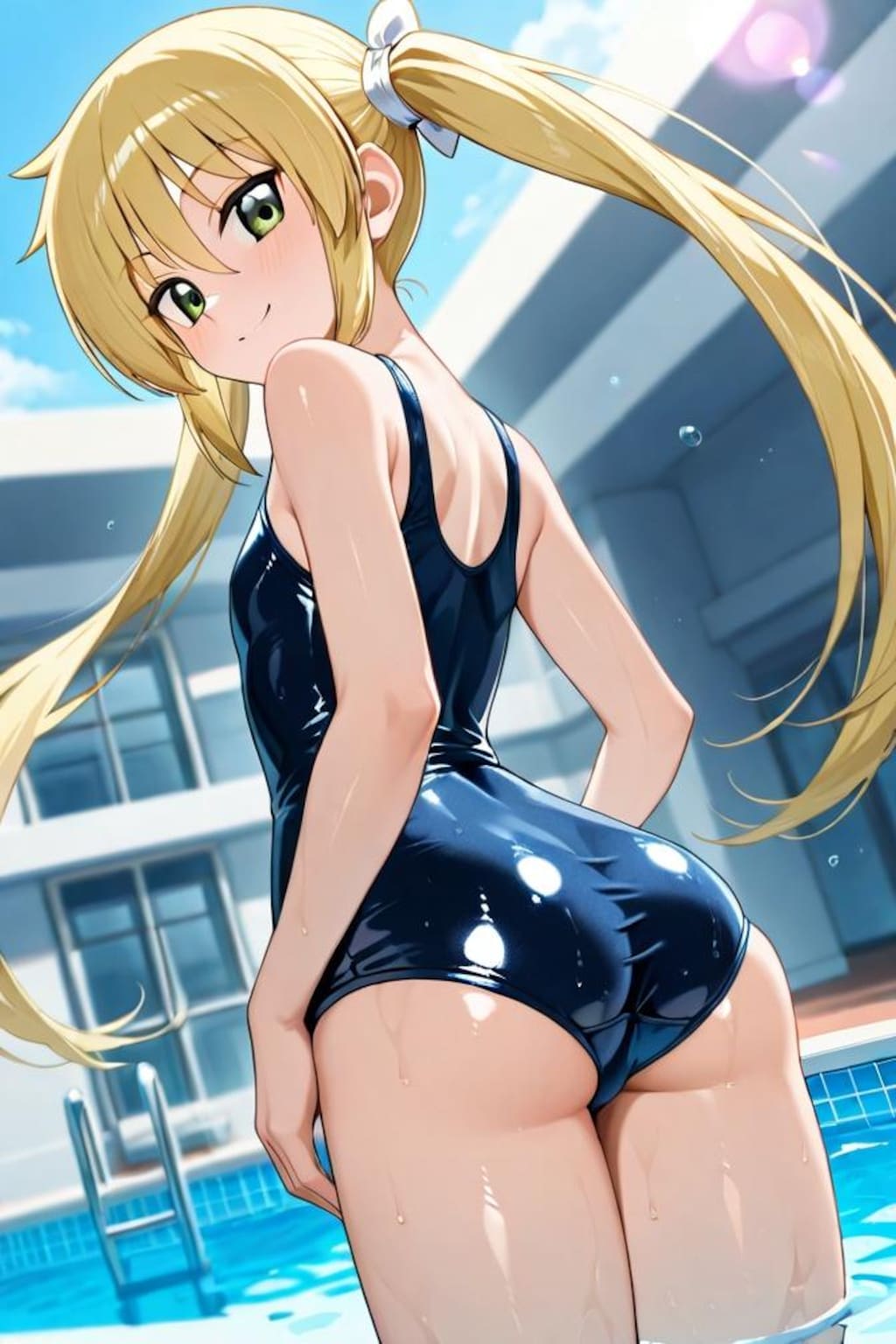 ハヤテのごとく　三千院ナギ　スク水