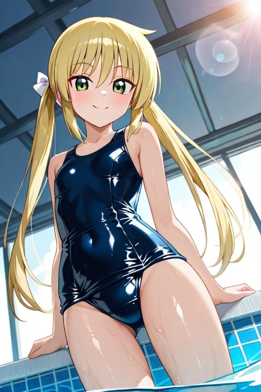 ハヤテのごとく　三千院ナギ　スク水
