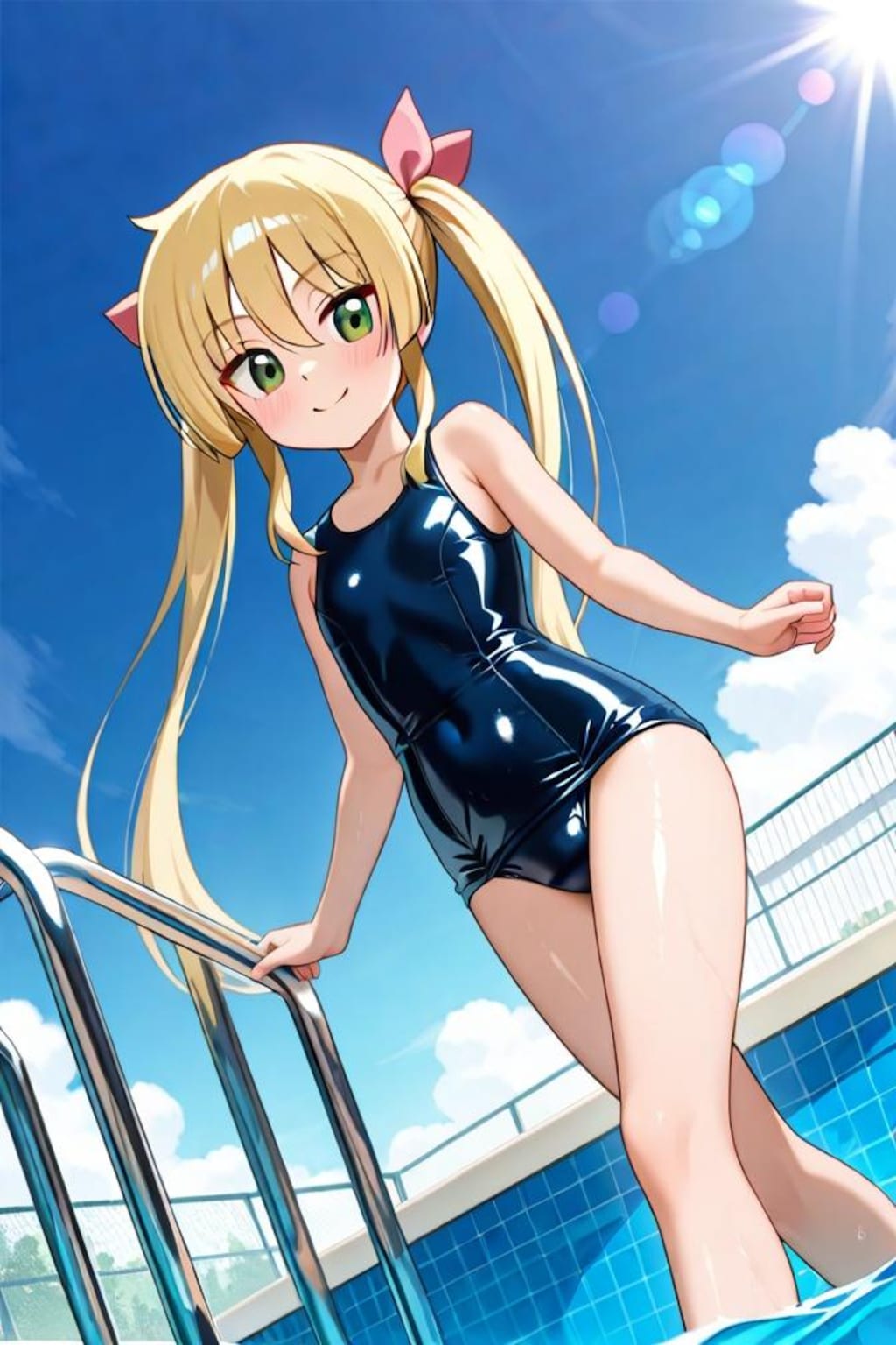ハヤテのごとく　三千院ナギ　スク水