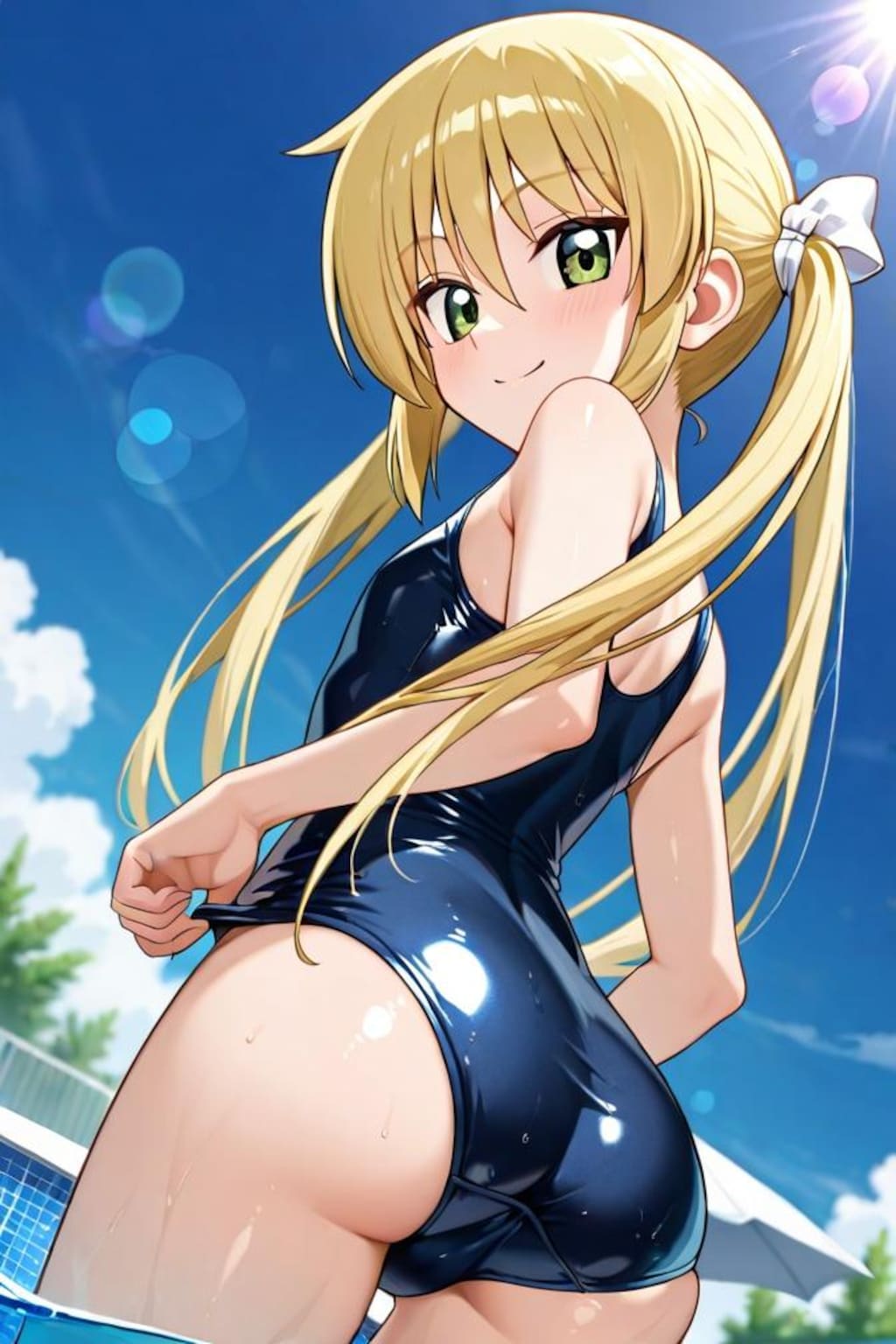 ハヤテのごとく　三千院ナギ　スク水