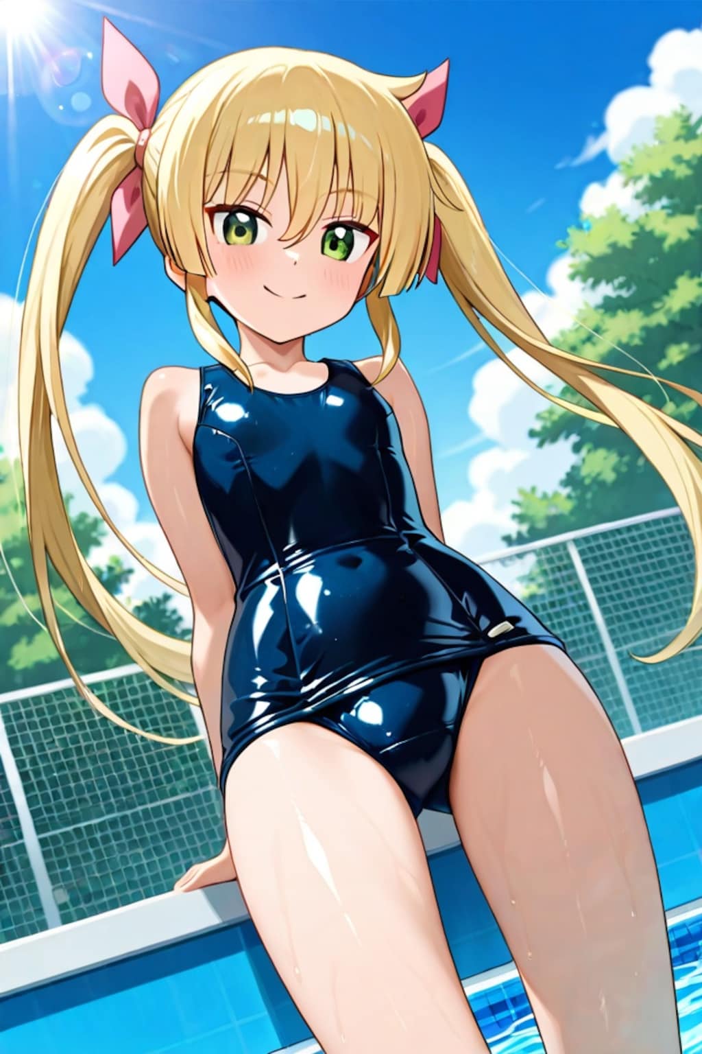 ハヤテのごとく　三千院ナギ　スク水